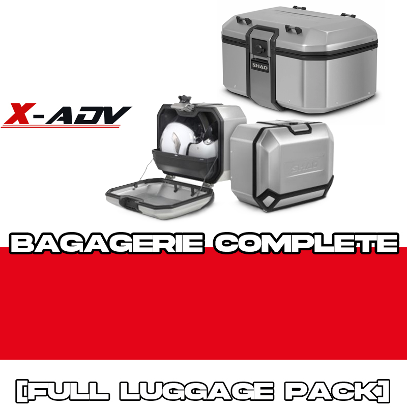 PACK-H0XV77ST/D774P-TR55/47 : copy of Pack Top-Case SHAD Terra TR48 Alu Honda X-ADV 750