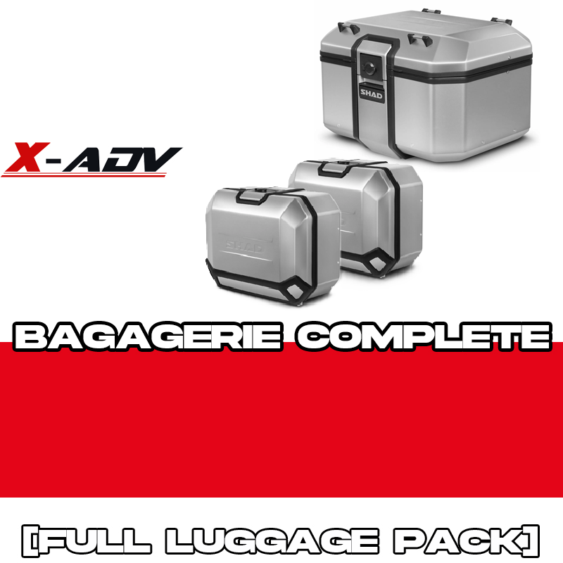 PACK-H0XD77ST/4P-TR48/36 : Komplettset SHAD Terra TR48+TR36 Alu Honda X-ADV 750