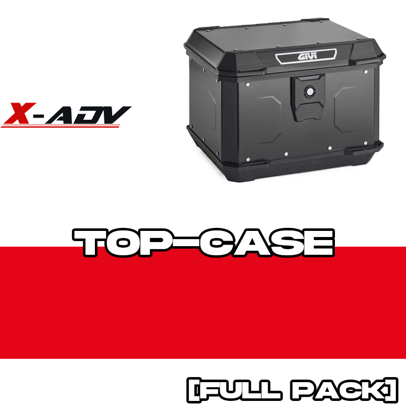 PACK-SR1186-ALP44B2 : Top-Case GIVI Alpina Negro 44L 2021 Honda X-ADV 750
