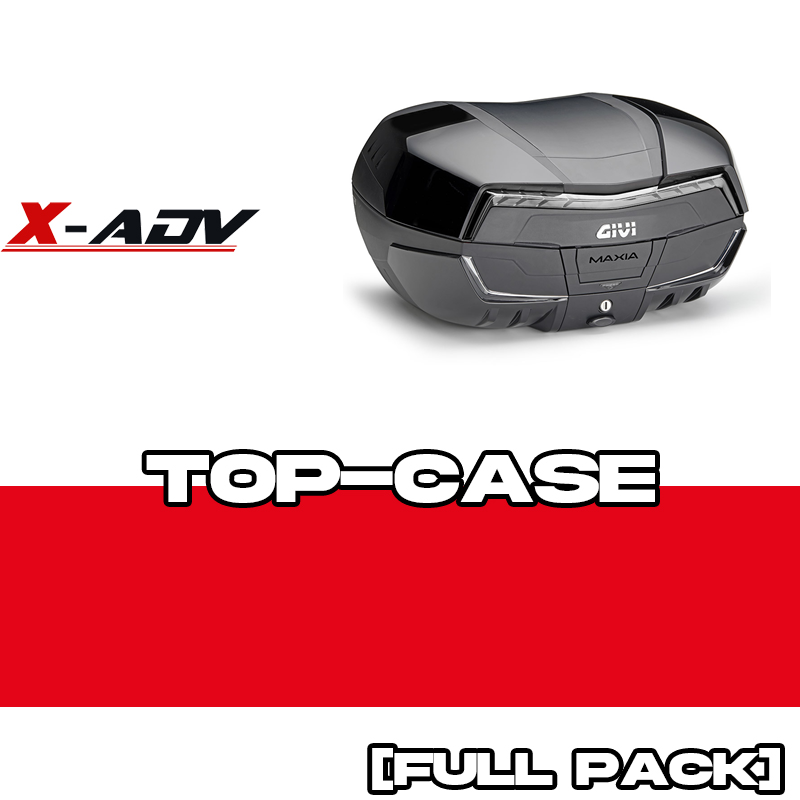 PACK-1156FZ-V58NNTB2 : Set Top-Case GIVI V58 Maxia 5 Honda X-ADV 750