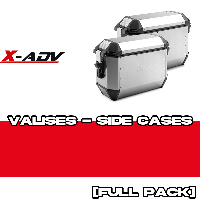PACK-PL1158-ALA36APACK2 : Set di valigie laterali GIVI Trekker Alaska 36L Alu Honda X-ADV 750