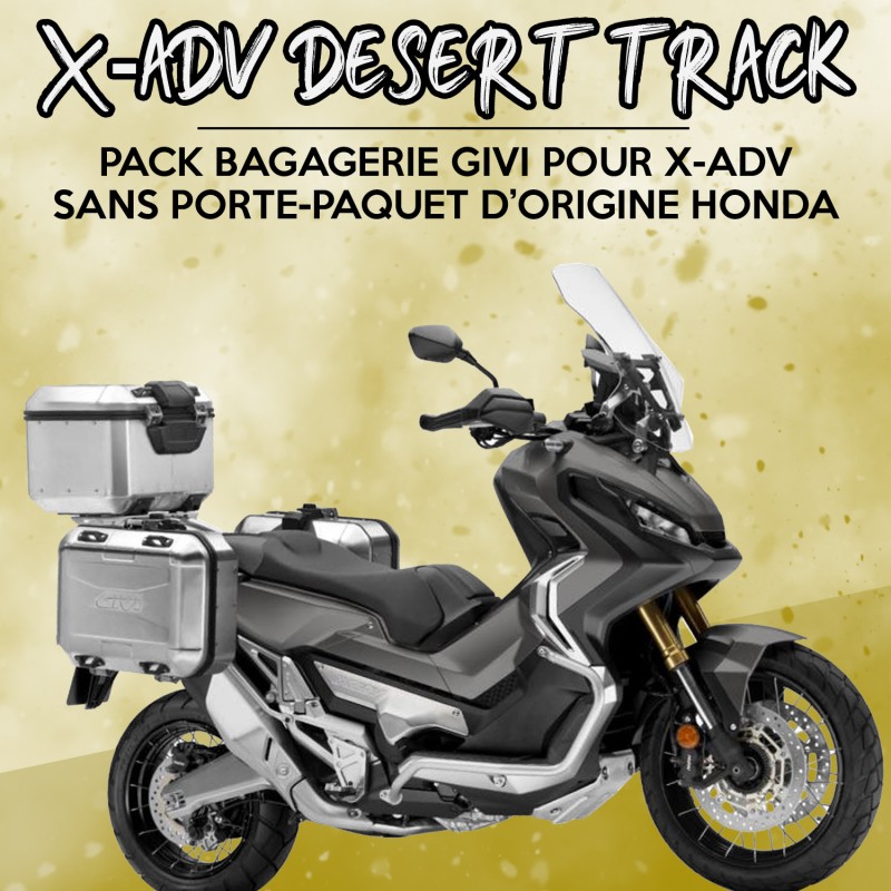 PACK21-DESERTTRACK-SANS : Komplettset Givi Desert Track Trekker Dolomiti 46+30 Alu 2021 Honda X-ADV 750