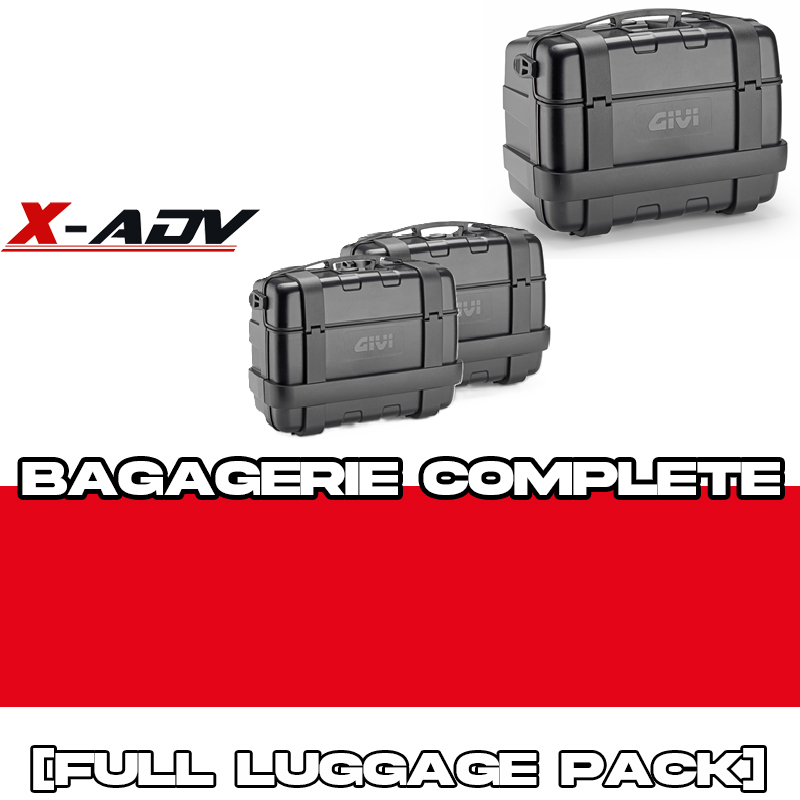 PACK17-TRK46BB+33BB-AVEC : Pack complet Givi Trekker Lite 46+33 Honda X-ADV 750