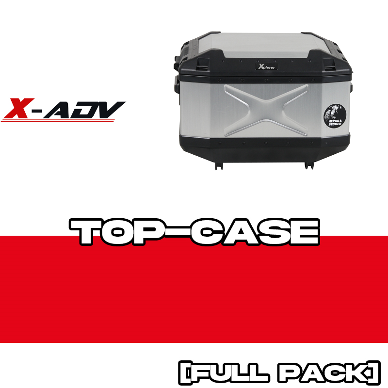 PACK17-XPLORER45-A : Topcase-Set Hepco-Becker Xplorer TC45 Alu Honda X-ADV 750