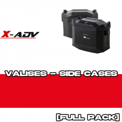 PACK25-XCEED38-N : Pack valises latérales Hepco-Becker Xceed 38L Noir 2025 Honda X-ADV 750