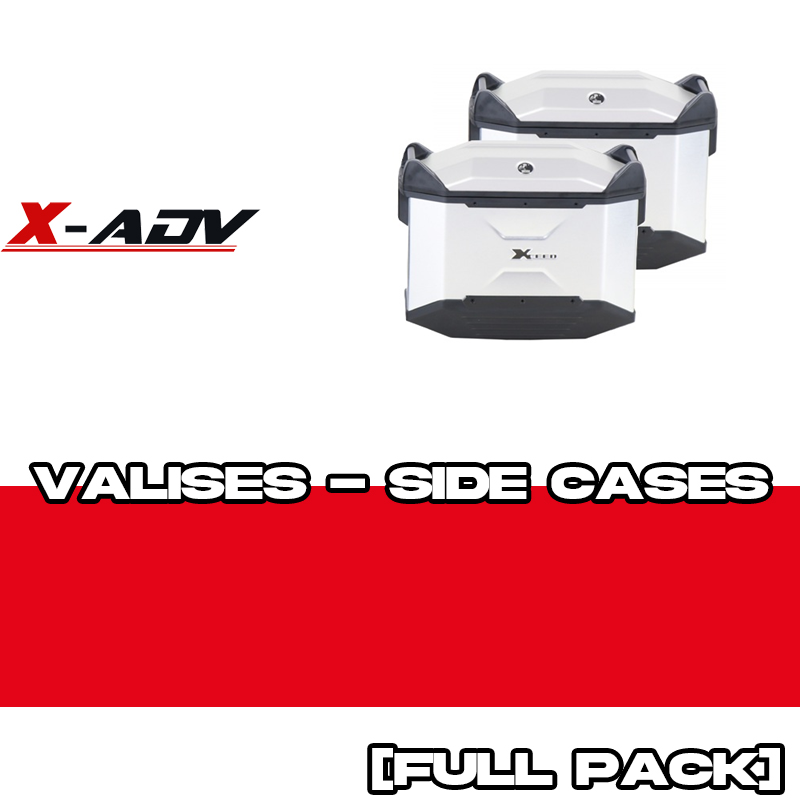 PACK25-XCEED38-A : Pack maletas laterales Hepco-Becker Xceed 38L Alu 2025 Honda X-ADV 750