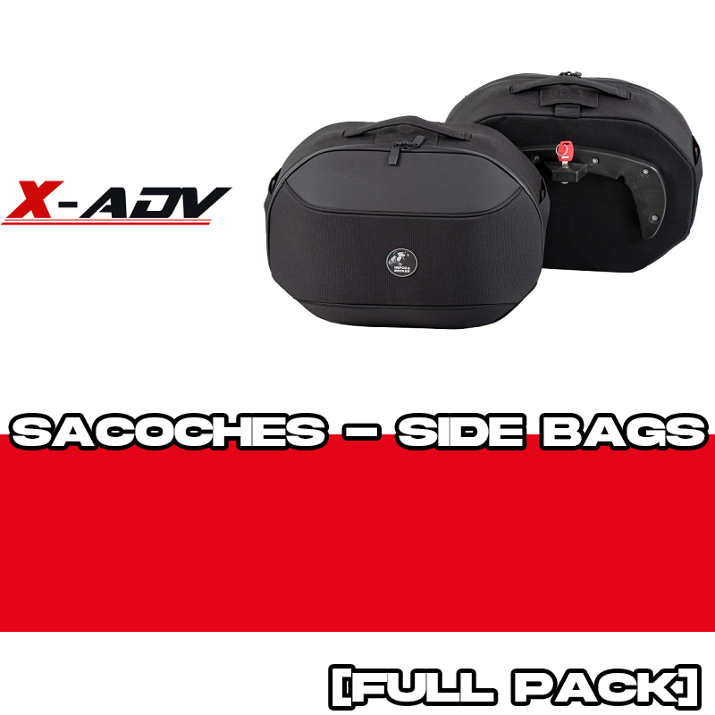 PACK25-STREET-2020 : Pack alforjas laterales Hepco-Becker Street 2020 2025 Honda X-ADV 750