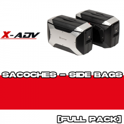 PACK17-XCORE-A : Hepco-Becker Xcore Alu Seitenkoffer-Set Honda X-ADV 750