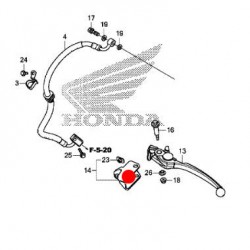 53196-MKH-D00 : Attacco per paramani originale Honda Honda X-ADV 750