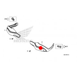 53185-MJP-G60ZB + 90106-MCW-D00 : Honda OEM handguards Honda X-ADV 750