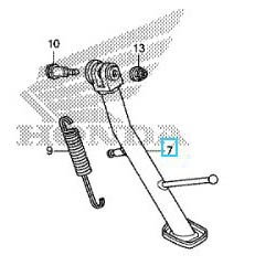 50530-MGS-D70 : NC700D Integra side stand Honda X-ADV 750