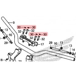 91456-MW3-600 : Chapeau de boulon guidon Honda X-ADV 750