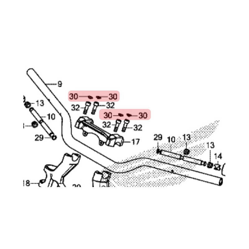 91456-MW3-600 : Lenkermutterkappe Honda X-ADV 750